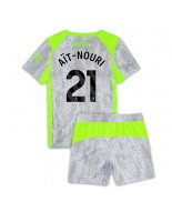 Otroške Nogometnih dresov Manchester City Rayan Ait-Nouri #21 Tretji 2025-26 Kratki rokavi (+ hlače)